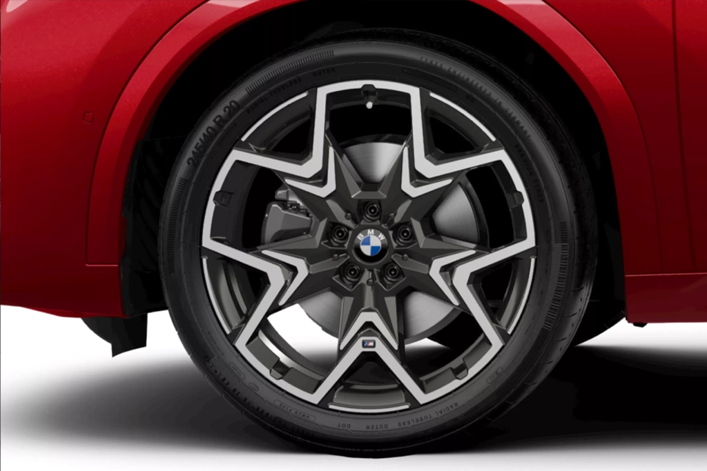 Vue jante du BMW iX2 électrique