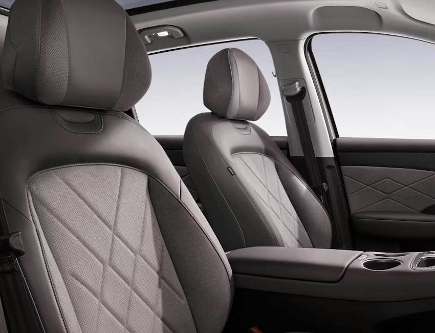 Vue siège du MG S6 EV